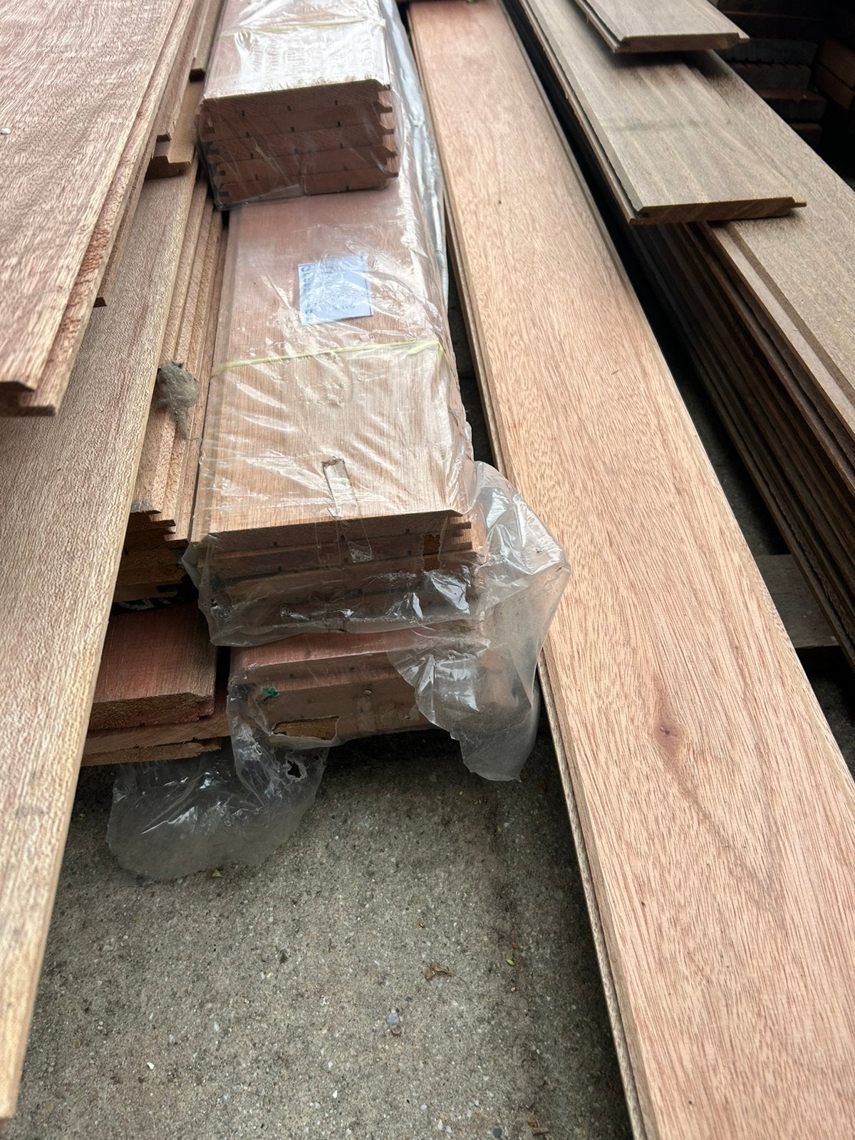 Top lot 15 m2 meranti planchetten eerste keuze, Ophalen, Zo goed als nieuw