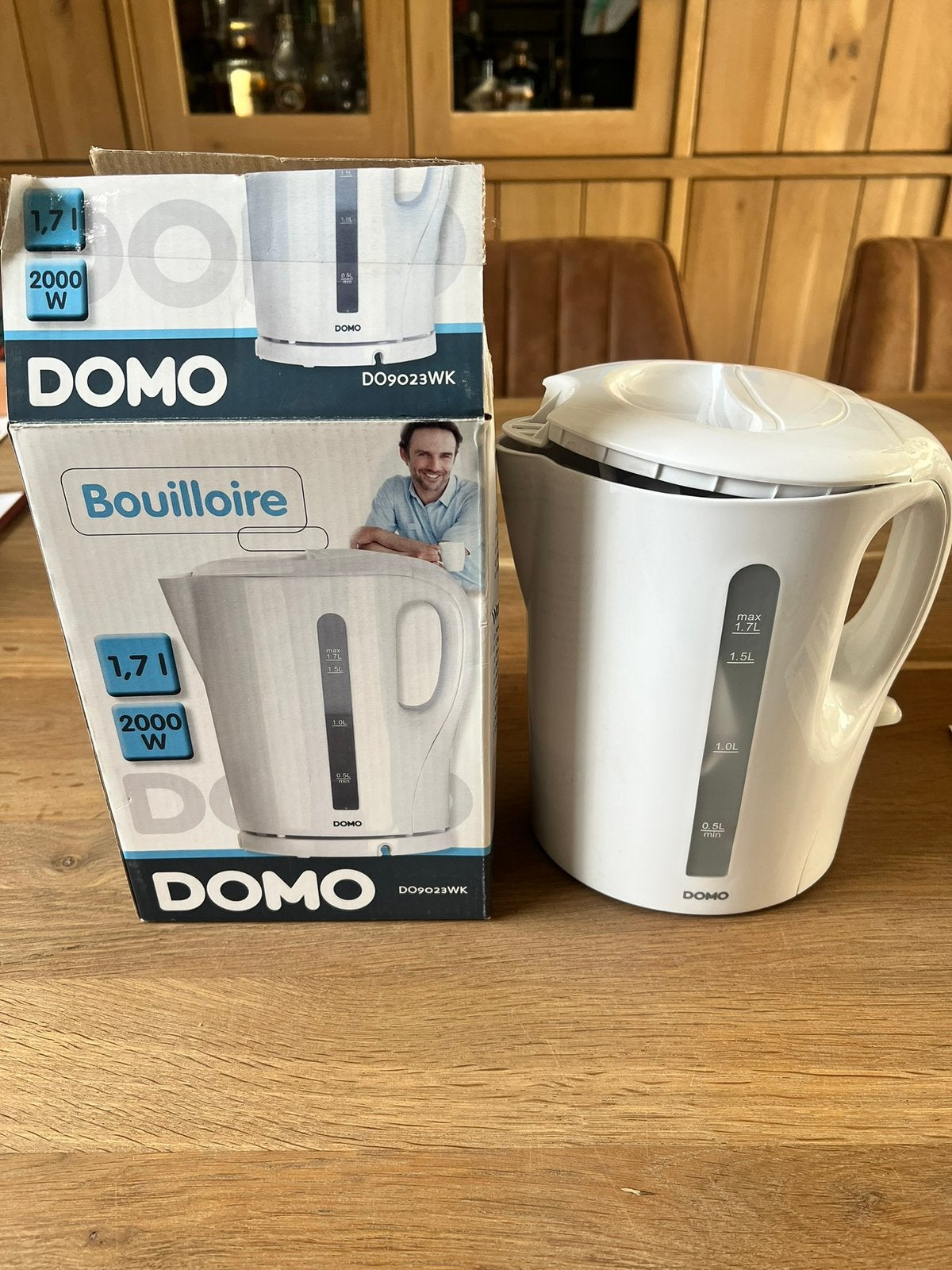 Bouilloire Domo, Electroménager, 1 à 2 litres, Enlèvement, Neuf