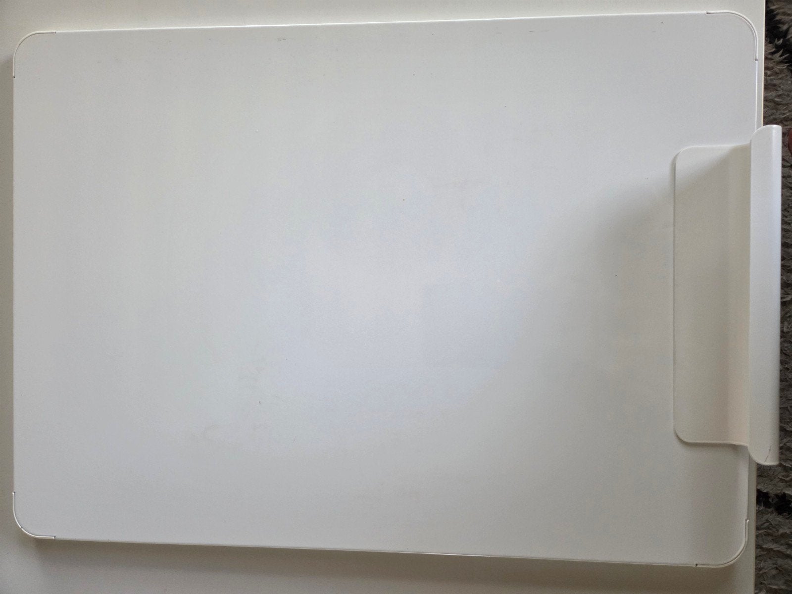 Ikea magneetbord met houder wit, Ophalen, Gebruikt, Metaal, IKEA
