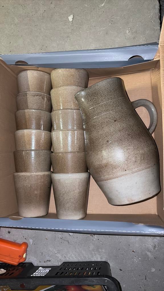 Service en grès vintage – Grès de La Roche, Enlèvement ou Envoi, Comme neuf