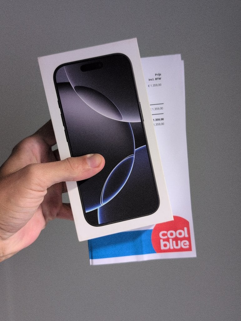 iPhone 16 Pro 256GB Noir, facture, 90% batt., Télécoms, Comme neuf, Enlèvement, Sans abonnement, Sans simlock
