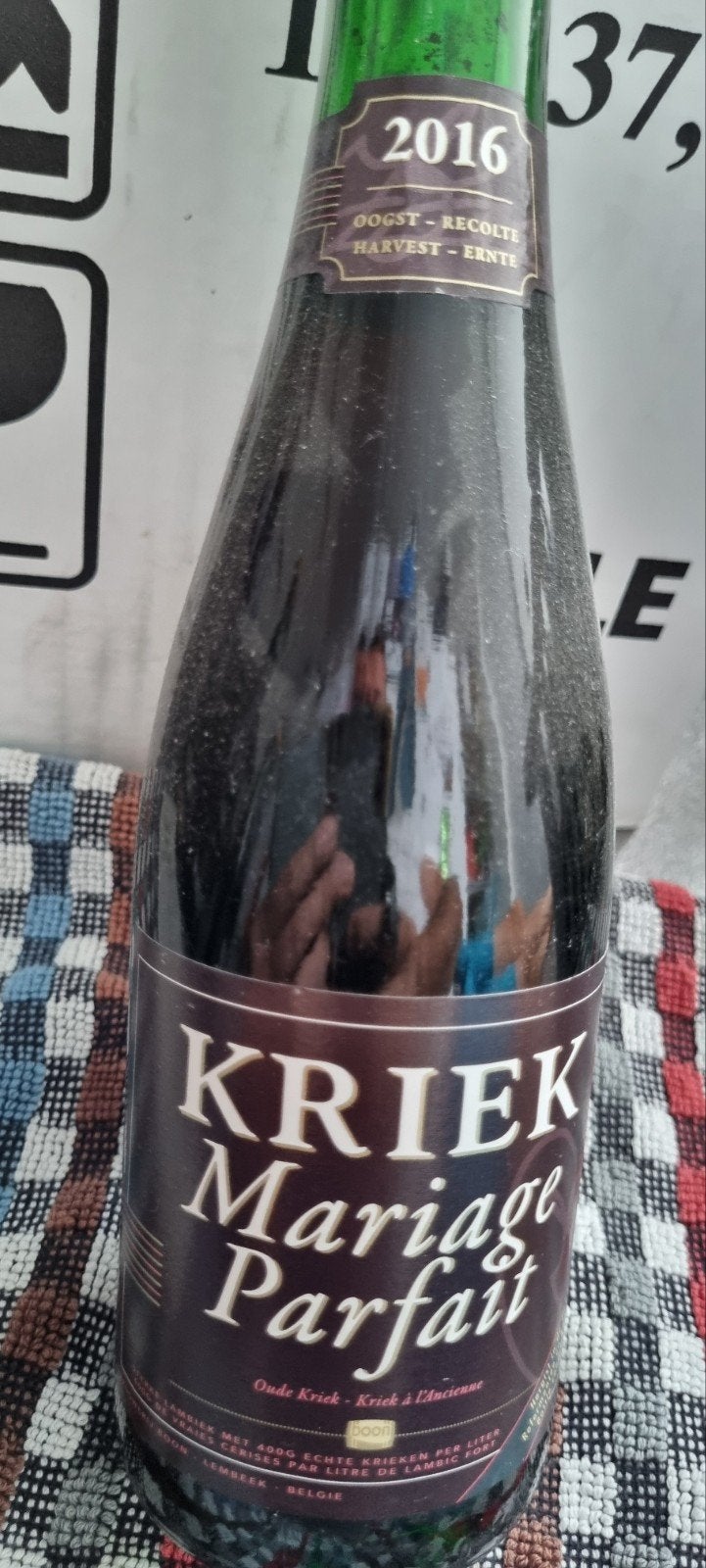 kriek mariage parfait geuze 37,5 cl boon/75 cl kriek, Verzamelen, Ophalen, Nieuw