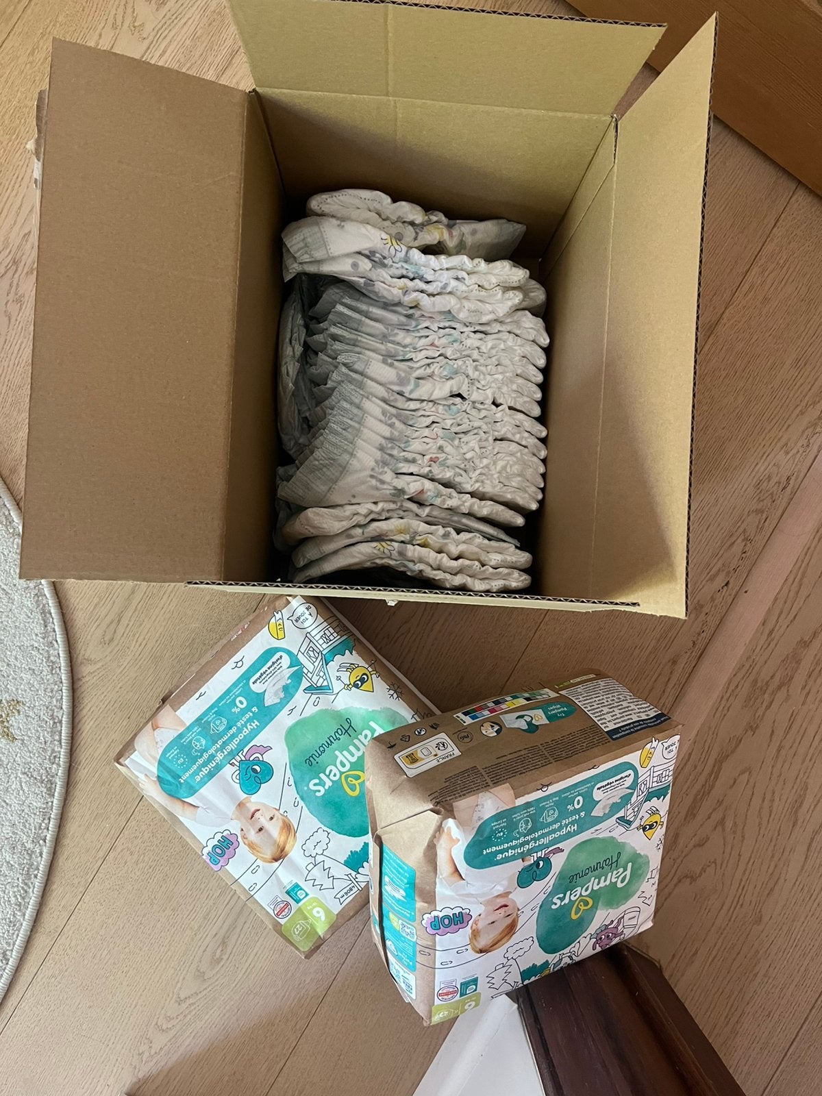 75 Pampers Harmonie taille 6, Enlèvement, Neuf