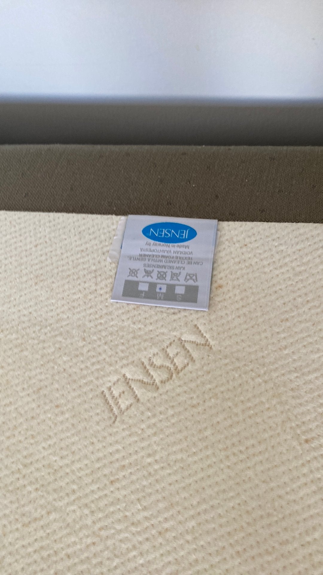 Boxspring jensen suoreme, 100 cm, 210 cm, Une personne, Brun