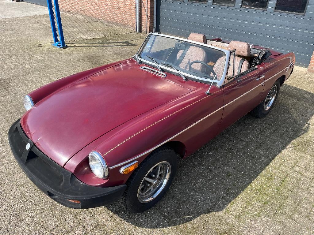 MG MGB roadster 1978 | project uit Californië | 48000 mls, Auto's, Achterwielaandrijving, Beige, Cabriolet, Bedrijf