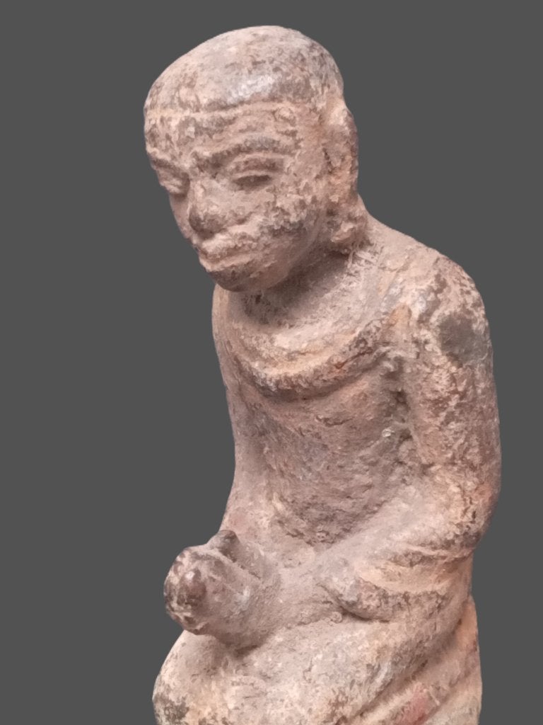 Orant birman, Antiquités & Art, Art | Art non-occidental, Fait main, Sculpture, Brun, Bronze