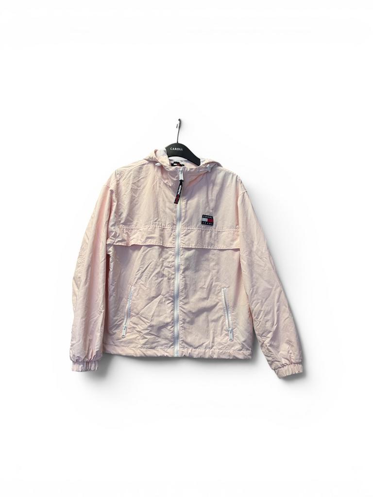 Veste capuche rose clair tommy femme, Kleding | Dames, Jassen | Zomer, Ophalen of Verzenden, Gedragen, Maat 36 (S), Roze