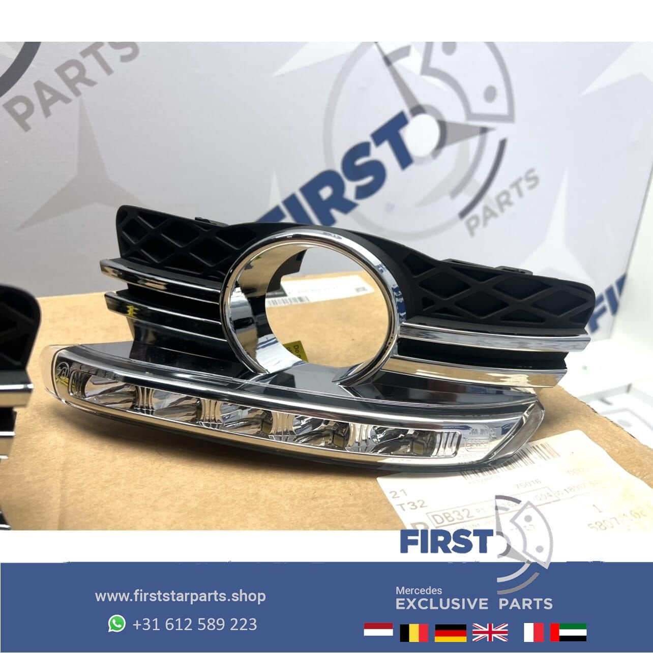 W204 AVANDGARDE LED MISTLAMP dagrijverlichting LR SET Merced, Utilisé, -, -, Enlèvement ou Envoi
