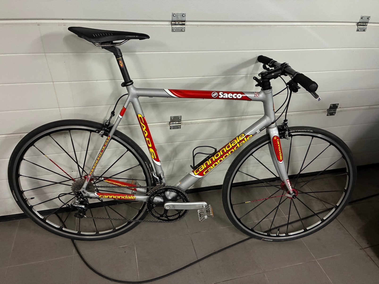 Cannondale CAAD6 retro / 60 cm / Saeco / Dura Ace / flatbar, Autres marques, Frein sur jante, Aluminium, 57 à 61 cm
