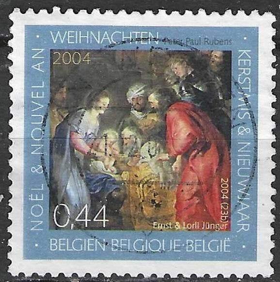 Belgie 2004 - Yvert 3320 /OBP 3333 - Kerstmis (ST), Verzenden, Gestempeld, Gestempeld, Kerst