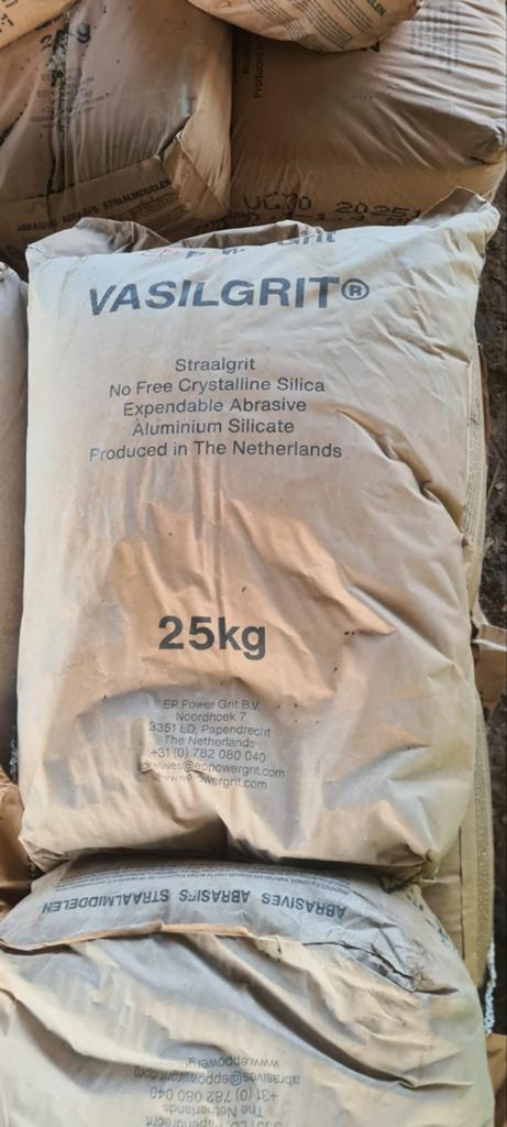VASILGRIT straalzand / straalgrit / alusilicaat – 25 kg zak, Doe-het-zelf en Bouw, Ophalen