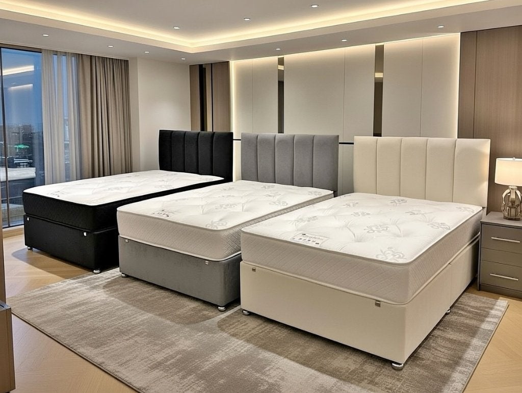 Nouveau lit double, lit king size et matelas disponibles, Envoi, Neuf, Deux personnes, Autres couleurs