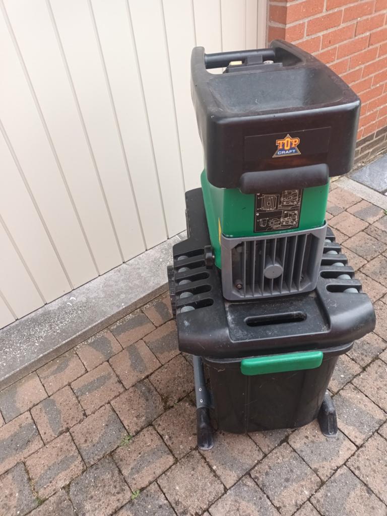 Hakselaar, perfecte staat, Tuin en Terras, Hakselaars, Ophalen, Gebruikt, Top craft, Met opvangbak