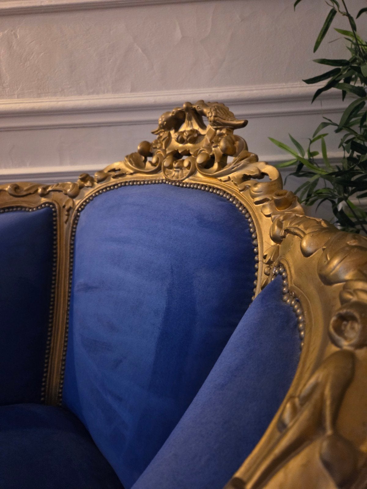 3-zits fauteuil en 1-zits 1-zits fauteuil in Louis XVI-stijl