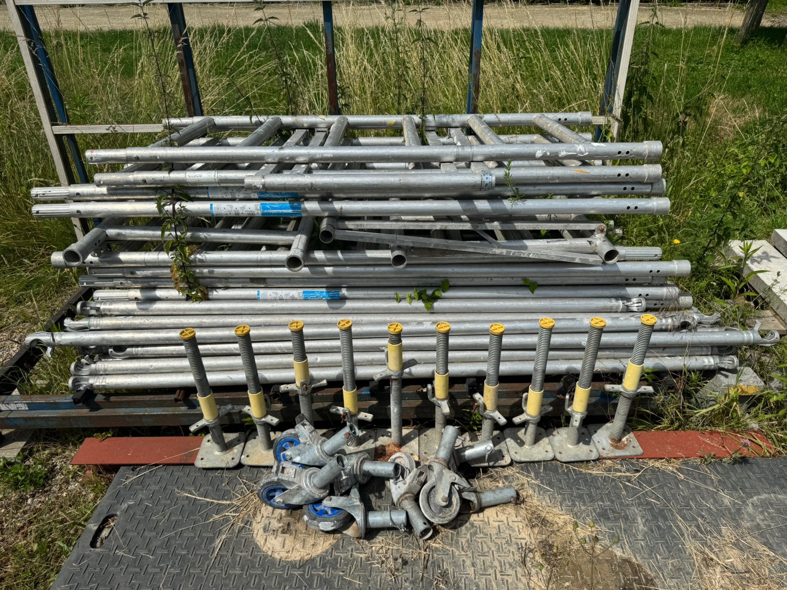Steigers stelling aluminium, Enlèvement, Utilisé