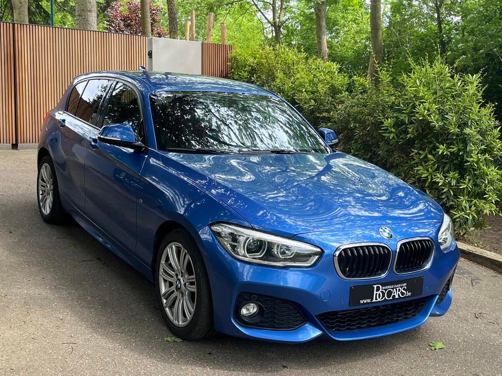 BMW 1 Serie 118 Xdrive M-Pakket-Led-Navi-Leer-Zetelverw-Cam-, Autos, Cuir, Achat, Entreprise, Noir