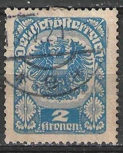 Oostenrijk 1920/1921 - Yvert 226 - Wapenschild - 2 k.  (ST), Verzenden, Gestempeld