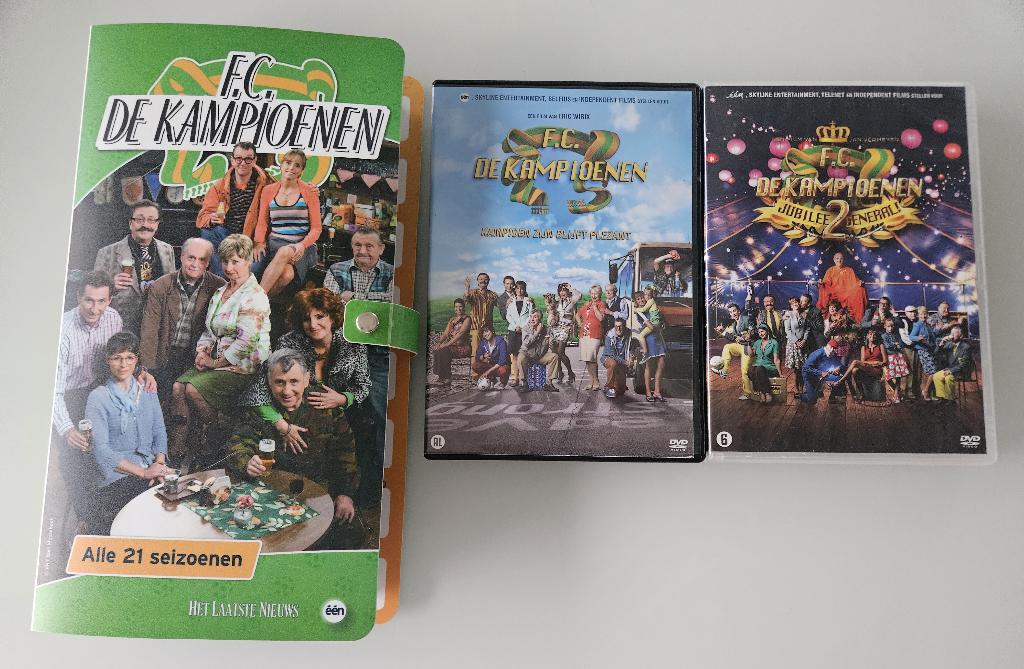 DVD collectie : Aspe en FC de Kampioenen , bonus dvd,2 films, Cd's en Dvd's, Ophalen of Verzenden