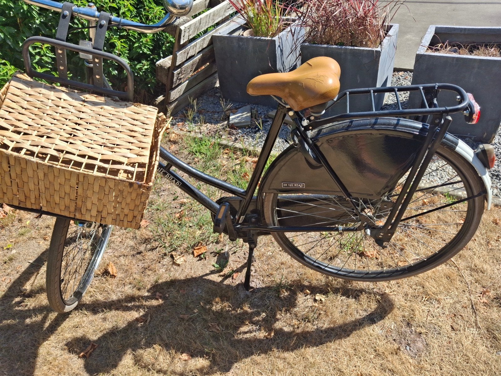 hollandse damesfiets, Fietsen en Brommers, Ophalen, Terugtraprem, Handrem, On The Road