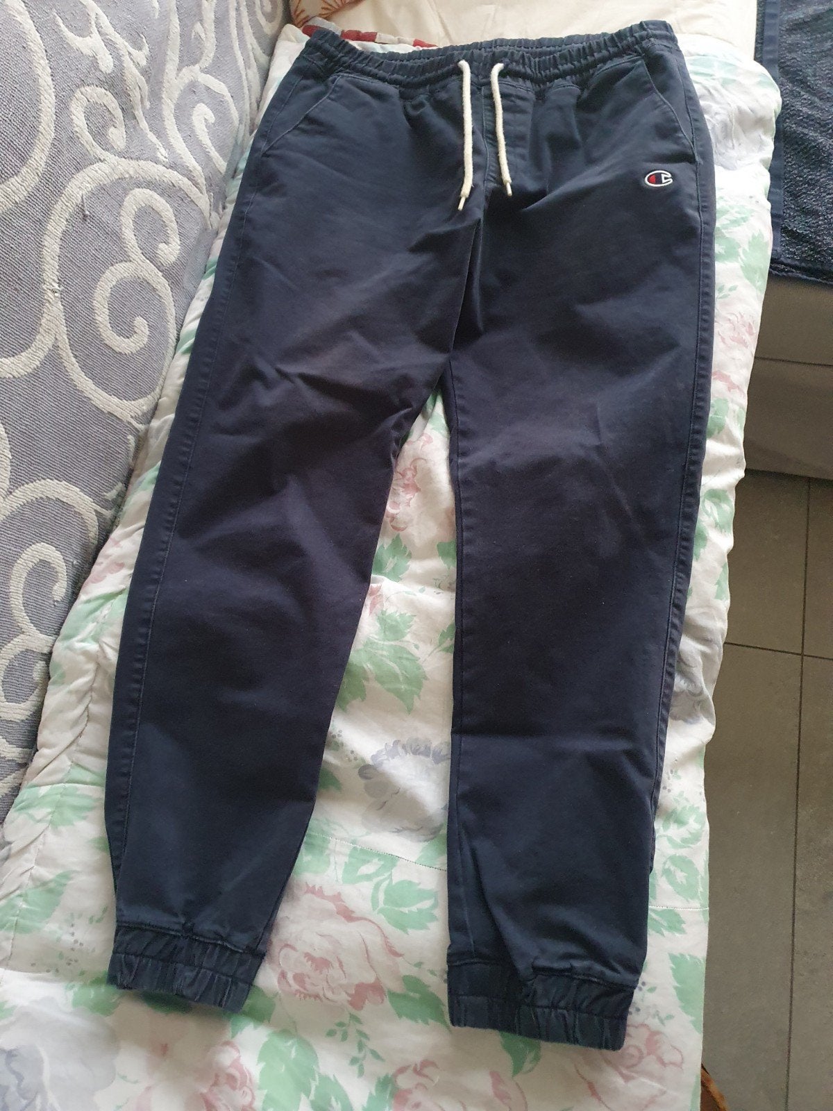 Champion trainingsbroek maat M/L, Maat 52/54 (L), Blauw, Champion, Ophalen of Verzenden
