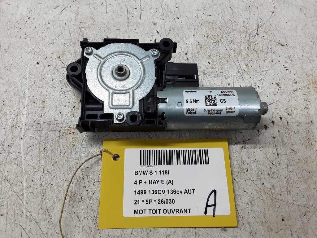 TOIT OUVRANT MOTEUR BMW 1 serie (F40) (10030665B), Utilisé, BMW, Petuelring 130
80809  München, DE, Bayerische Motoren Werke AG