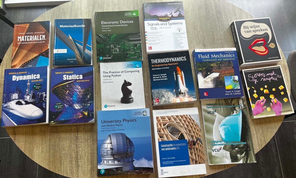 Handboeken industrieel ingenieur bouwkunde UGent, Enlèvement, Comme neuf, Enseignement supérieur