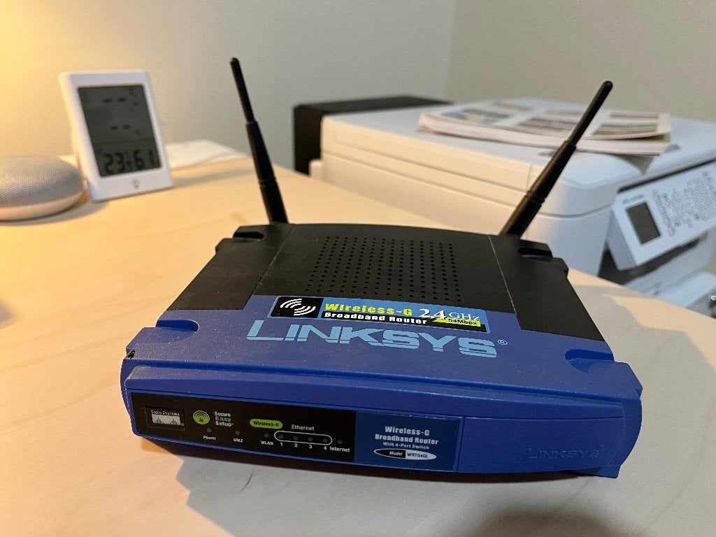 Routeur Linksys WRT54GL v1.1, Informatique & Logiciels, Enlèvement ou Envoi, Utilisé, Routeur, Linksys