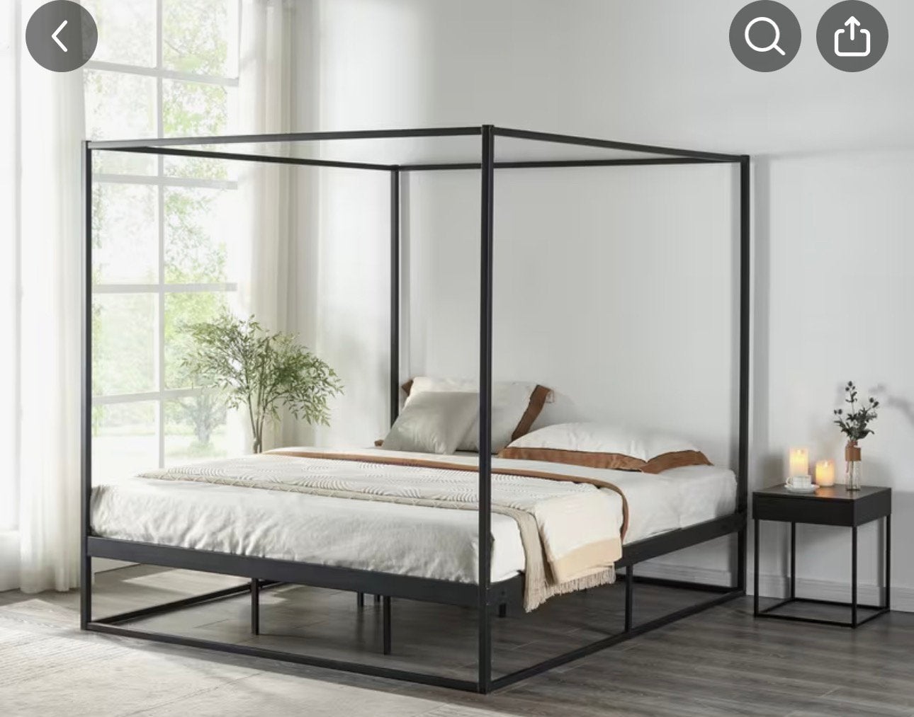 hemelbed 180x200, Ophalen, Nieuw, 180 cm, 200 cm