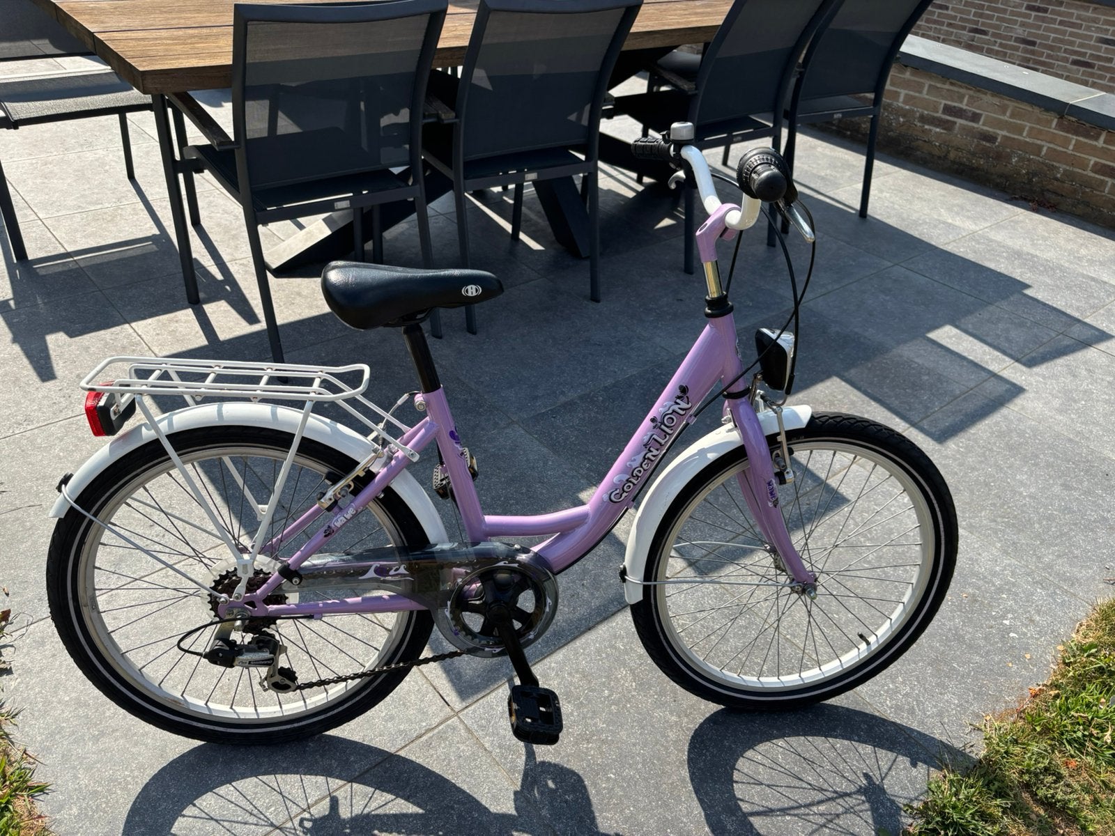 Meisjes Fiets 22”, Fietsen en Brommers, Fietsen | Meisjes, Ophalen, 22 inch, Gebruikt, Velgrem