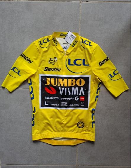 Wielertrui Jumbo Visma 2023 TDF, Vélos & Vélomoteurs, Neuf, Vêtements d'extérieur, Enlèvement ou Envoi, M