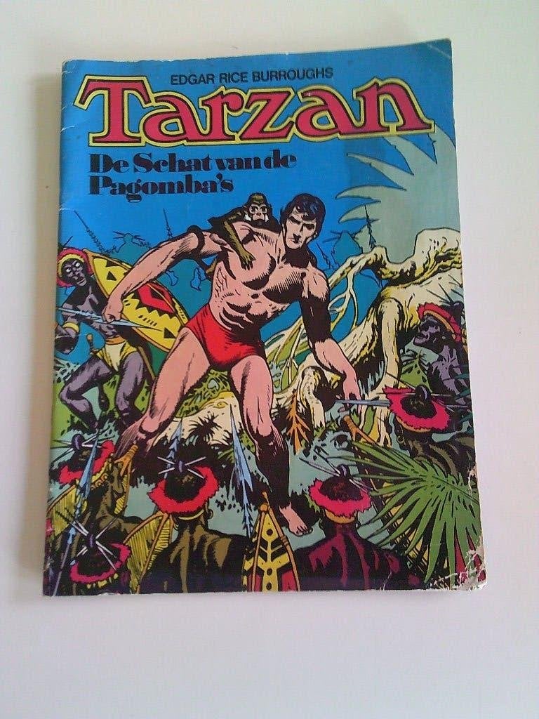 Tarzan . De schat van de Pagomba's . 1ste druk 1974, Boeken, Stripverhalen, Ophalen of Verzenden