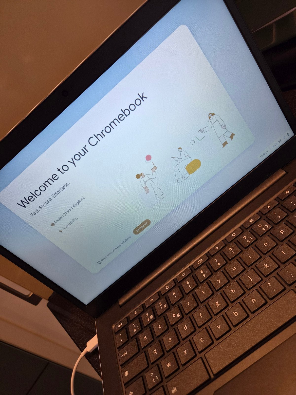 Nieuwe Galaxy Chromebook Go 14, Informatique & Logiciels, Enlèvement, Neuf, Azerty, Samsung