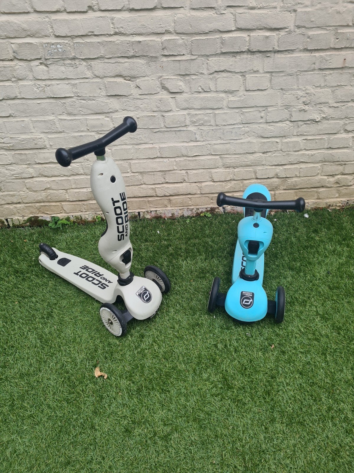 scoot and ride 2 in 1 blauw en grijs prijs per stuk, Ophalen