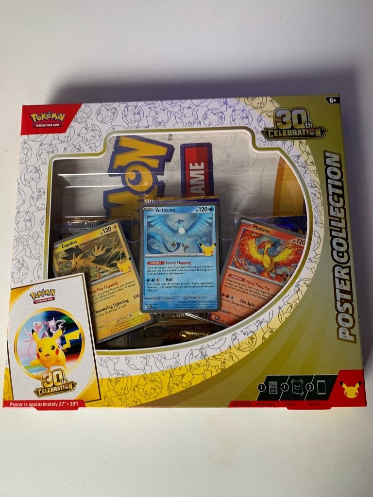 Pokémon TCG: 30th Anniversary - Poster Collection, Ophalen of Verzenden, Nieuw, Booster, Foil