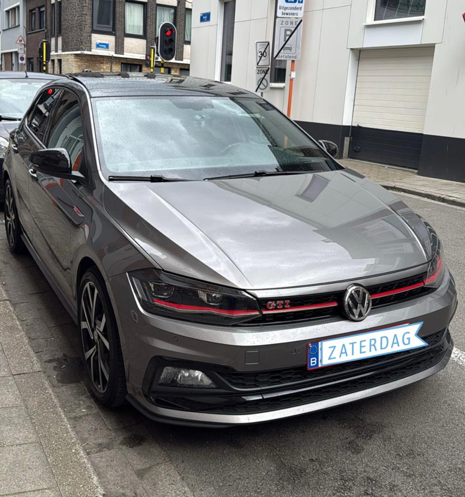 Volkswagen Polo GTI - 2019 - 117dkm, Auto's, Stof, 5 deurs, Particulier, Zilver of Grijs