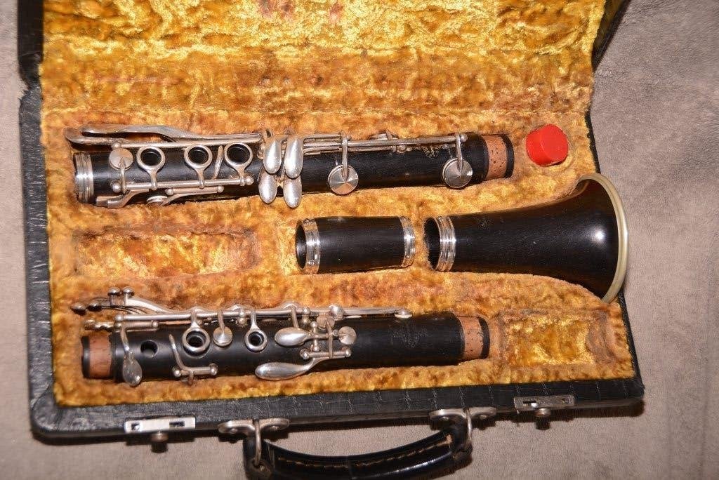Buffet Crampon BC-20 / Pre-RC (Paris, France) - Bes-klarinet, Bes-klarinet, Gebruikt, Ophalen of Verzenden, Met koffer