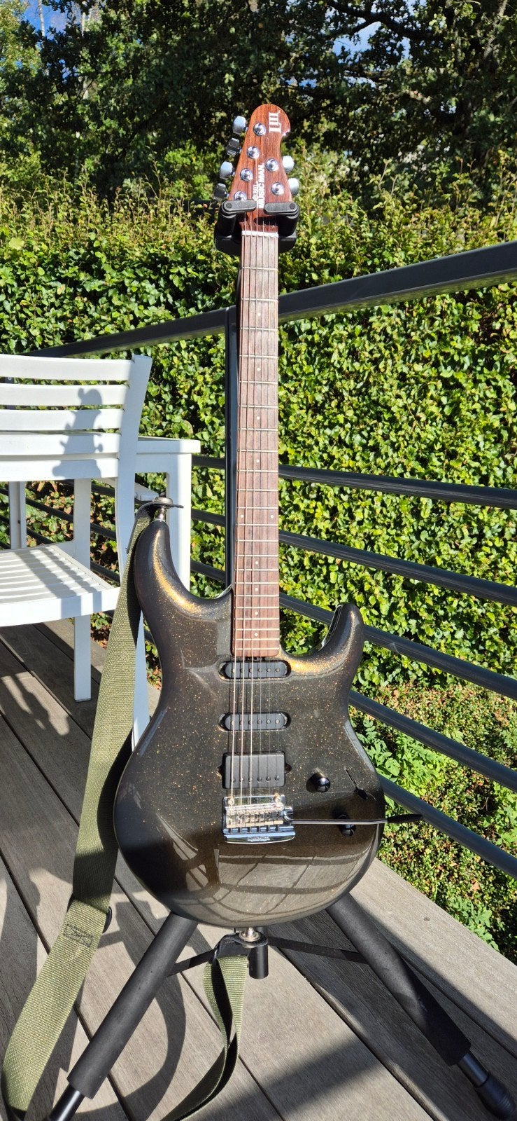 Luke III HSS Olive Gold 100% rosewood neck., Musique & Instruments, Enlèvement, Comme neuf, Solid body