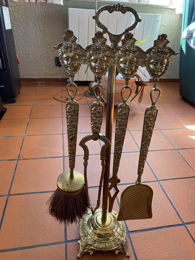 Goudkleurig sierkachel set, Ophalen