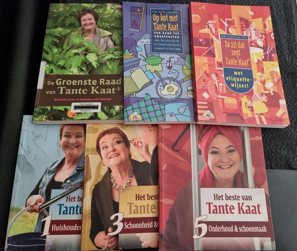6 boeken Tante Kaat, Livres, Maison & Jardinage, Enlèvement, Utilisé, Zie beschrijving
