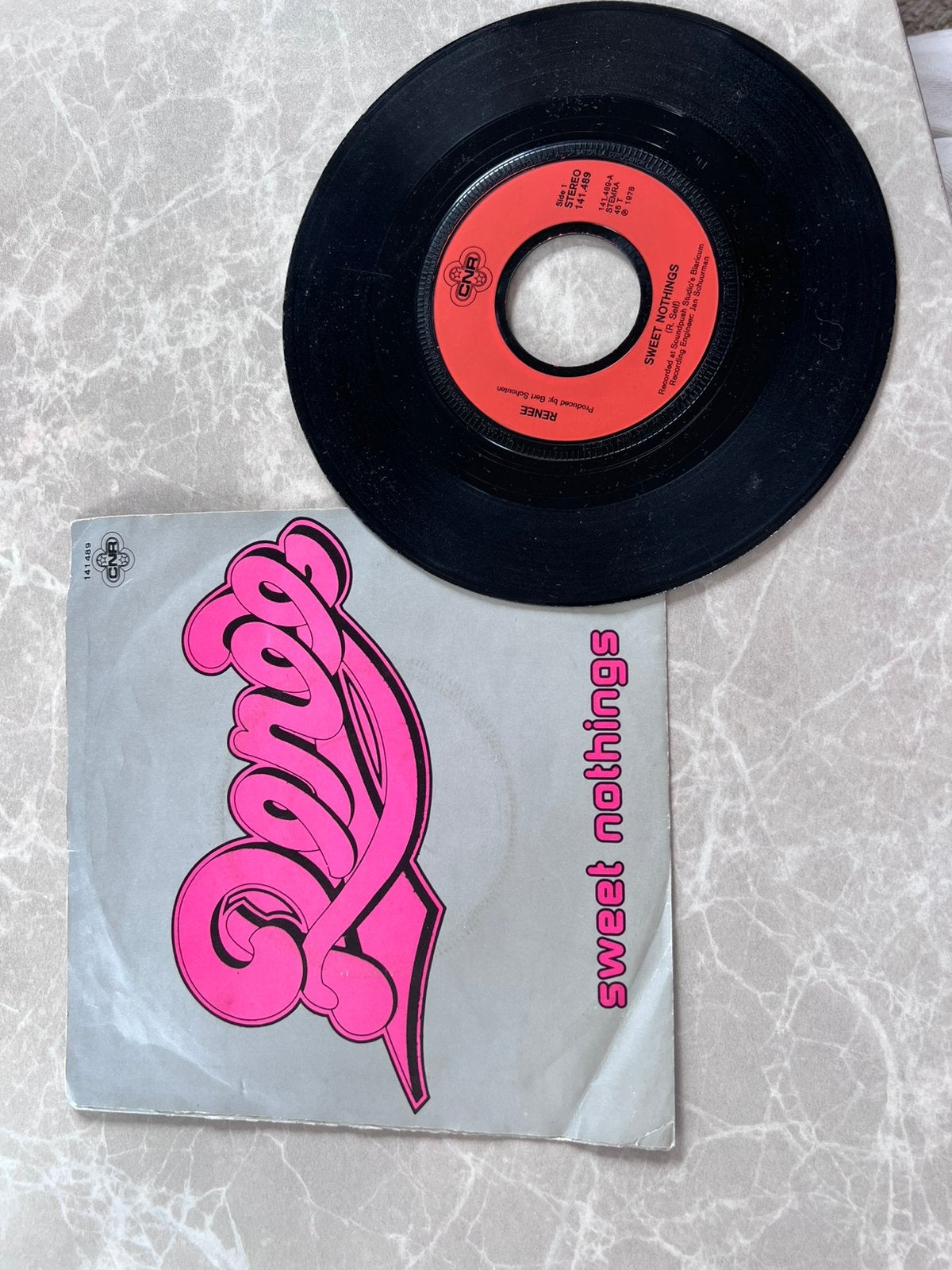 Vinyl 7" 45RPM Renee, Ophalen of Verzenden, Gebruikt, 7 inch