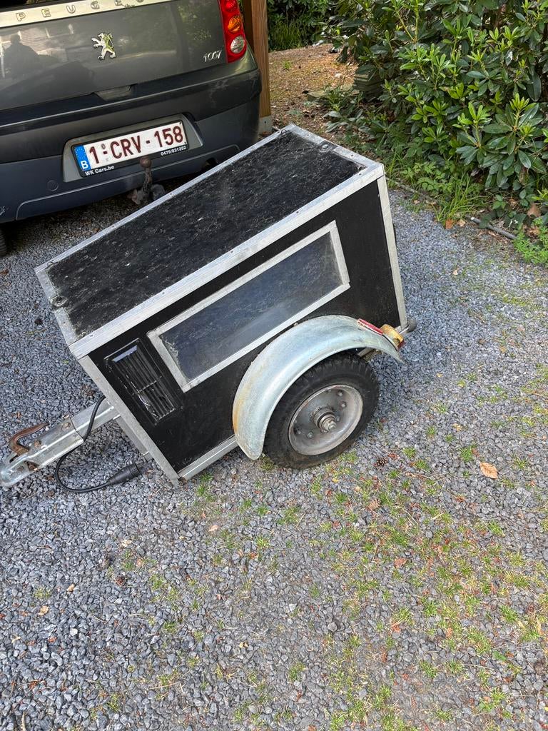 Viskar/aanhangwagen/fietskar, Ophalen, Gebruikt, Vering, Aanhangfiets
