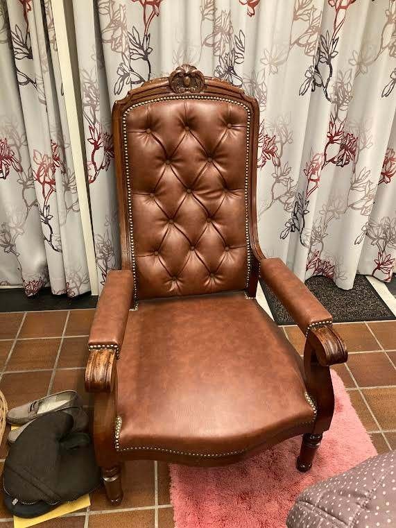 fauteuil, Maison & Meubles, Enlèvement, Comme neuf, Bois