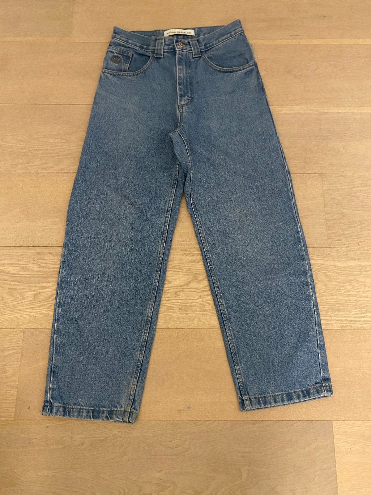 Polar Skate Co. Broek Blauw 26/30, Kleding | Heren, Ophalen of Verzenden, Zo goed als nieuw, Blauw, W32 (confectie 46) of kleiner