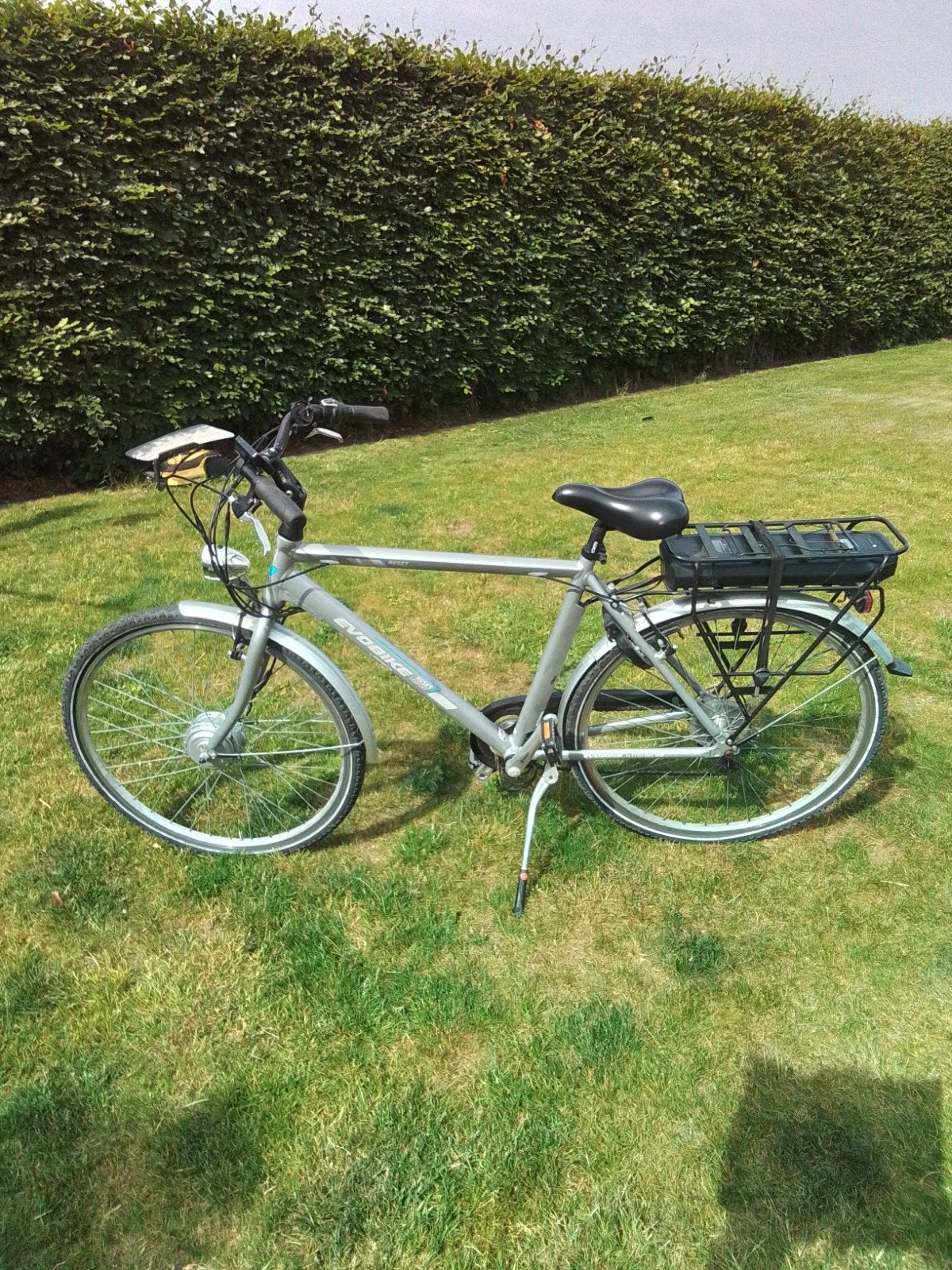 Elektrische heren fiets, Ophalen