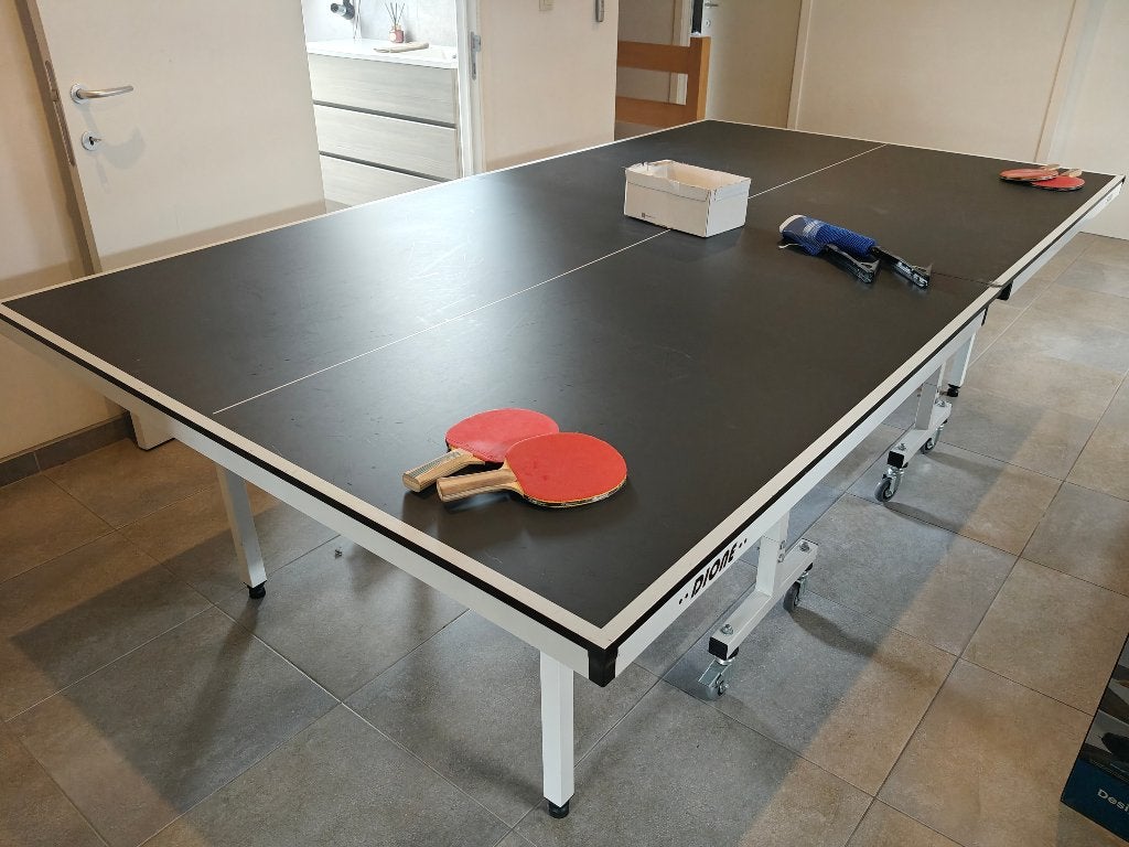 Pingpongtafel inklapbaar, Sport en Fitness, Ophalen, Zo goed als nieuw, Tafel Indoor, Verrijdbaar