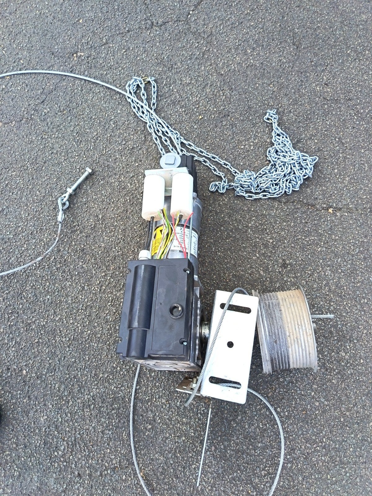 portail sectionnel à moteur, Bricolage & Construction, Enlèvement ou Envoi