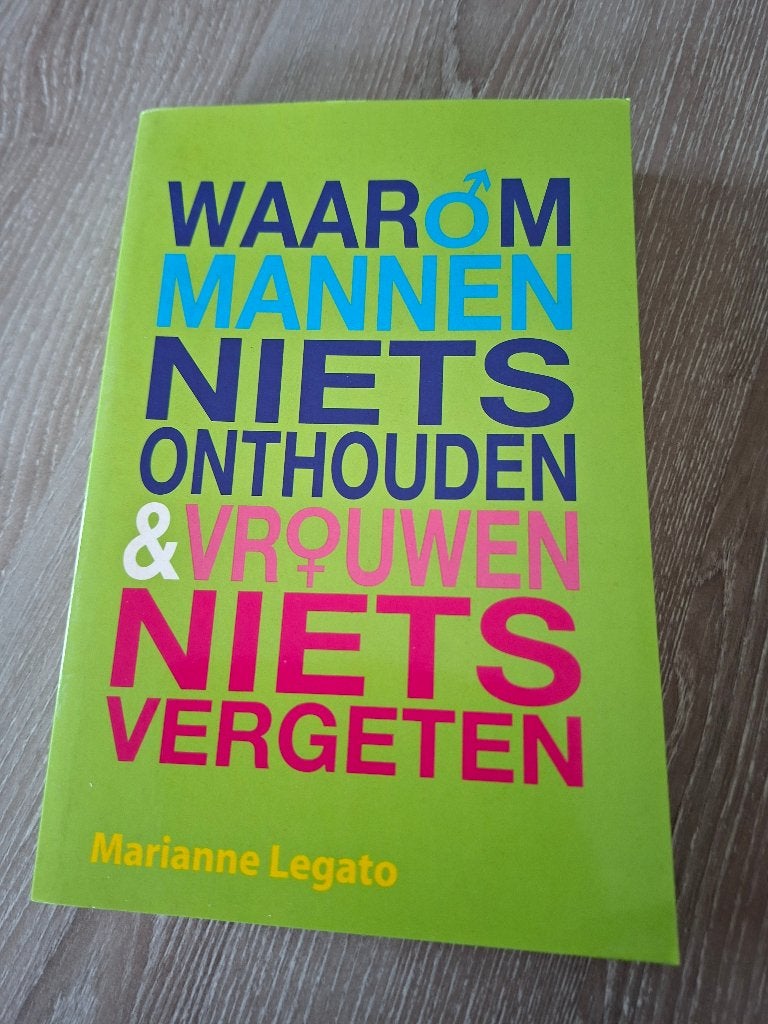 Waarom mannen niets onthouden en vrouwen niets vergeten, Ophalen of Verzenden, Zo goed als nieuw, Marianne Lagalo