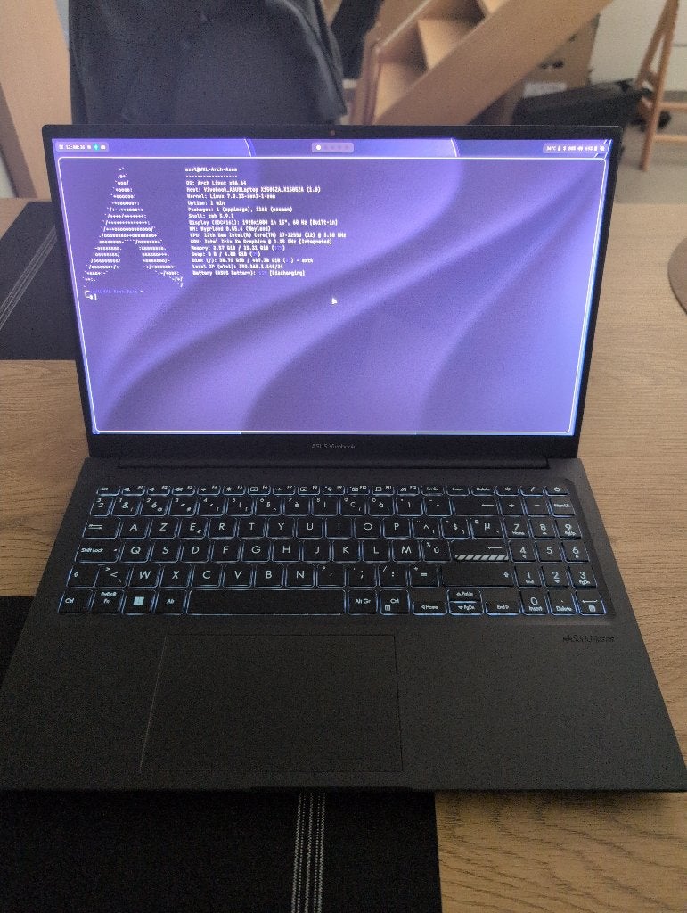 Asus Vivobook X1505, Computers en Software, Windows Laptops, Zo goed als nieuw, 15 inch, SSD, 4 Ghz of meer, 16 GB, Azerty, Ophalen of Verzenden