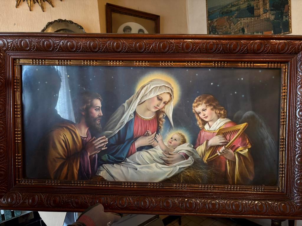 Schilderij Heilige Familie, Antiek en Kunst, Kunst | Schilderijen | Klassiek, Ophalen