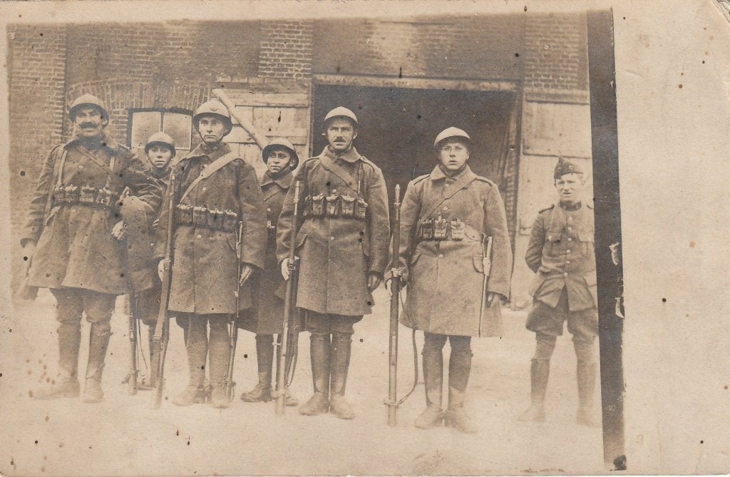 Fotokaart soldaten wissel 09.06.1919, Verzenden, Voor 1940